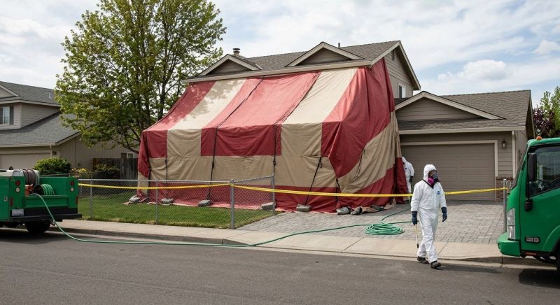 Tent Fumigation in Asheville, NC