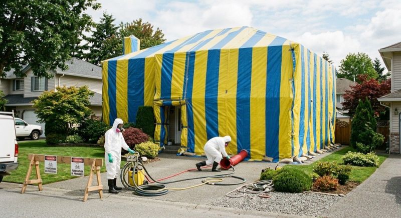 Termite Tenting in Woodbridge, VA